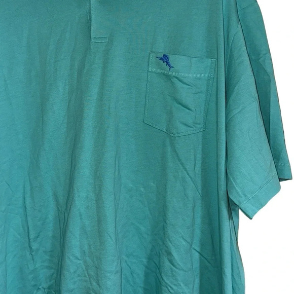 Tommy Bahama Seafoam Green Short Sleeve Polo Size XXL - Picture 4 of 9